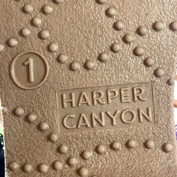 Harper‎ Canyon Girls Multicolor Gladiator Sandals Shoe Size 1-NEW - Picture 8 of 9